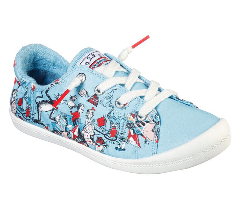 Skechers Dam Blå/Olika Färger Slip On - Dr. Seuss: Bobs Beach Bingo - Good Trick - Sverige (SKXHT-07